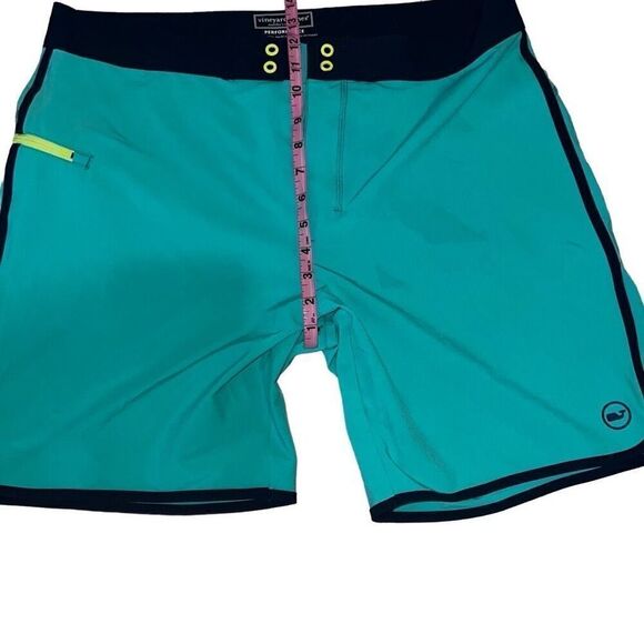 Vineyard Vines Performance Mens Swim Trunks Board Short sz 34 READ Missing Lace - Picture 3 of 6